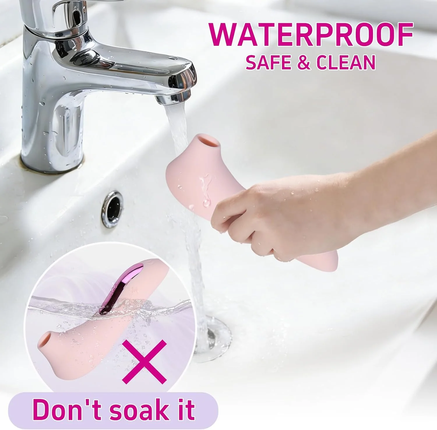 SilqueSuction Wand Clitoral Sucker Waterproof Quiet - Image 6