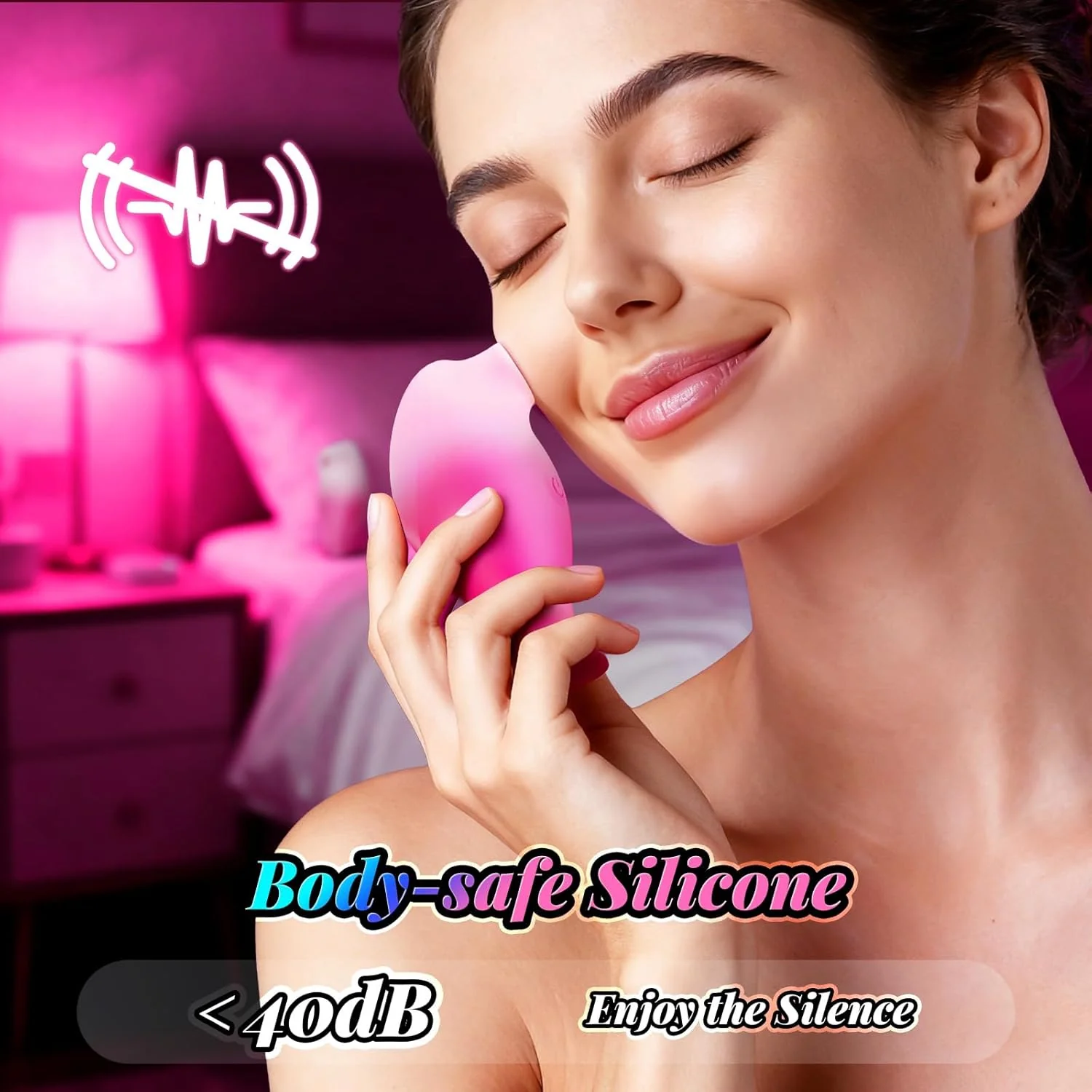 MeridelleX Dual Clit Sucker Wand App Control 10 Modes Quiet - Image 7