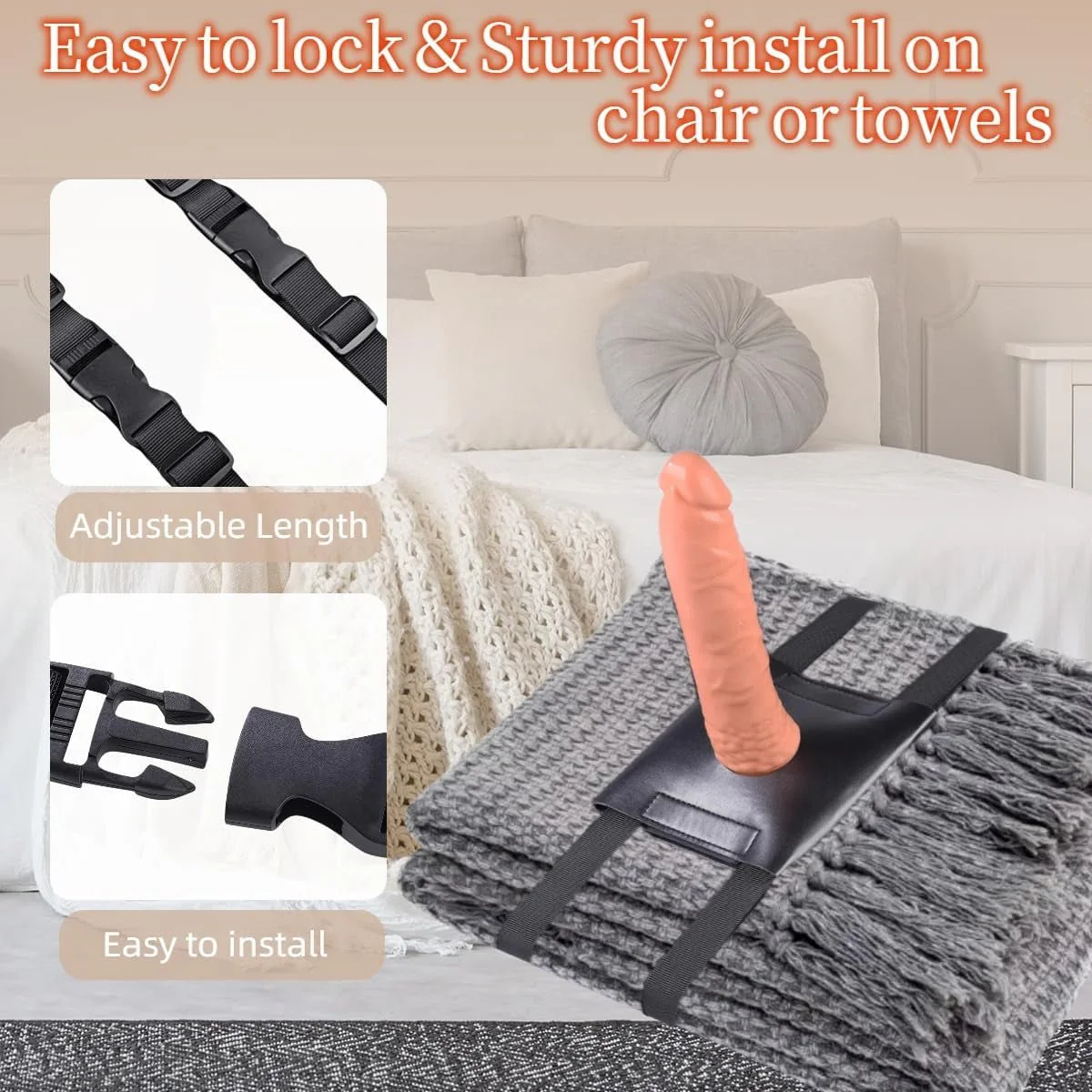 GripMount Dildo Mount Strap Base for Hands-Free Play - Image 5