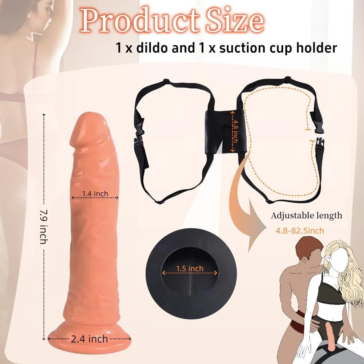 GripMount Dildo Mount Strap Base for Hands-Free Play - Image 8