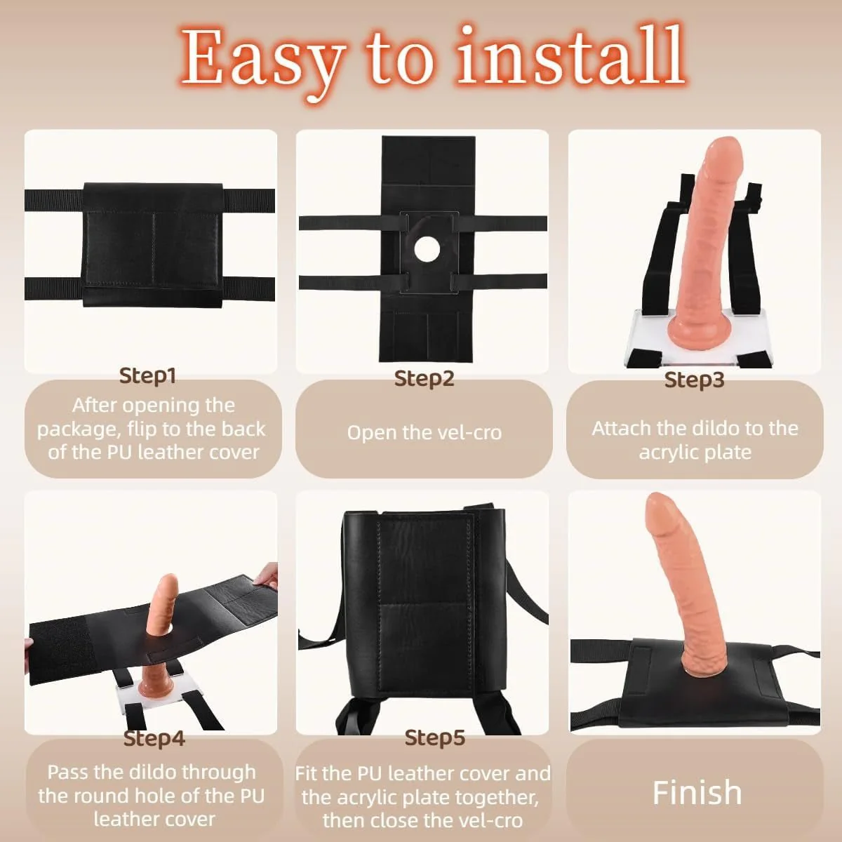 GripMount Dildo Mount Strap Base for Hands-Free Play - Image 9