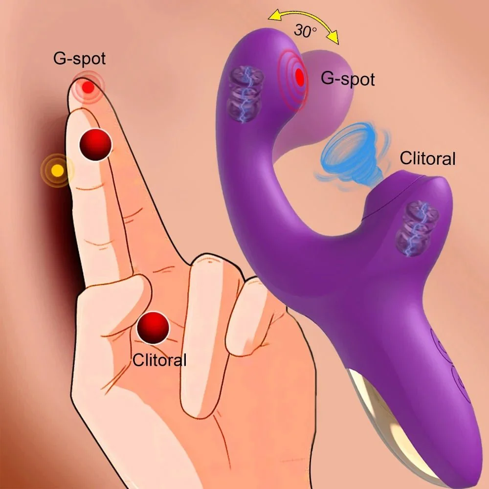 SuctionCurve Rabbit Suction Vibrator for Women - Image 3