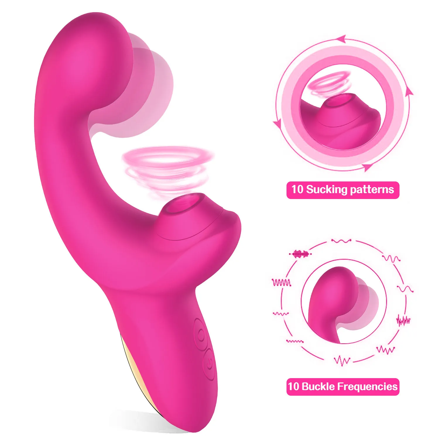 SuctionCurve Rabbit Suction Vibrator for Women - Image 4