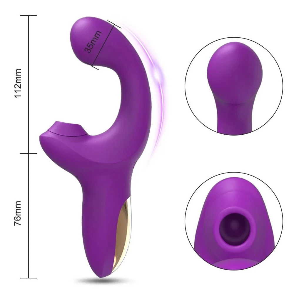 SuctionCurve Rabbit Suction Vibrator for Women - Image 5