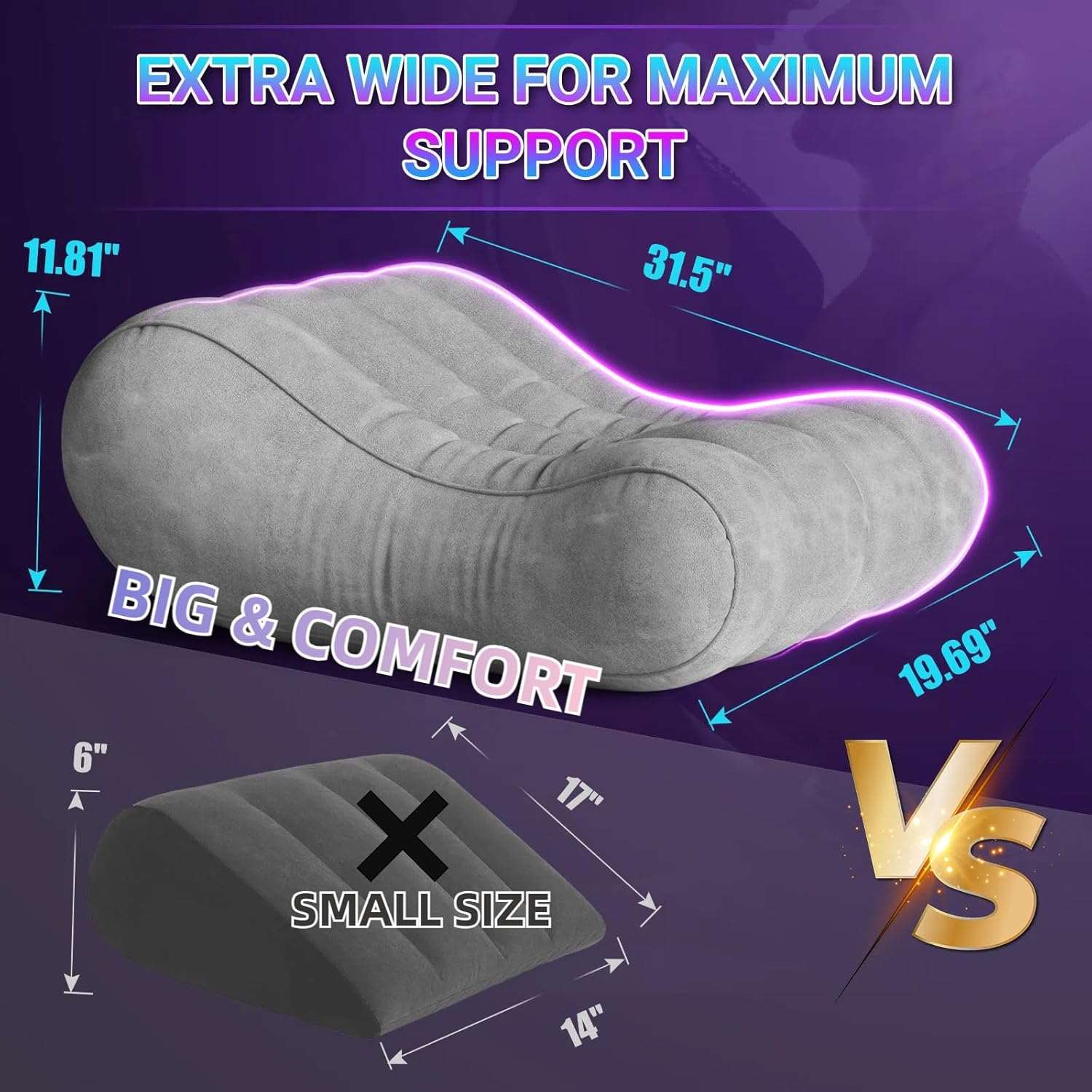 SuperL Inflatable Sex Position Lounge Chair - Image 2