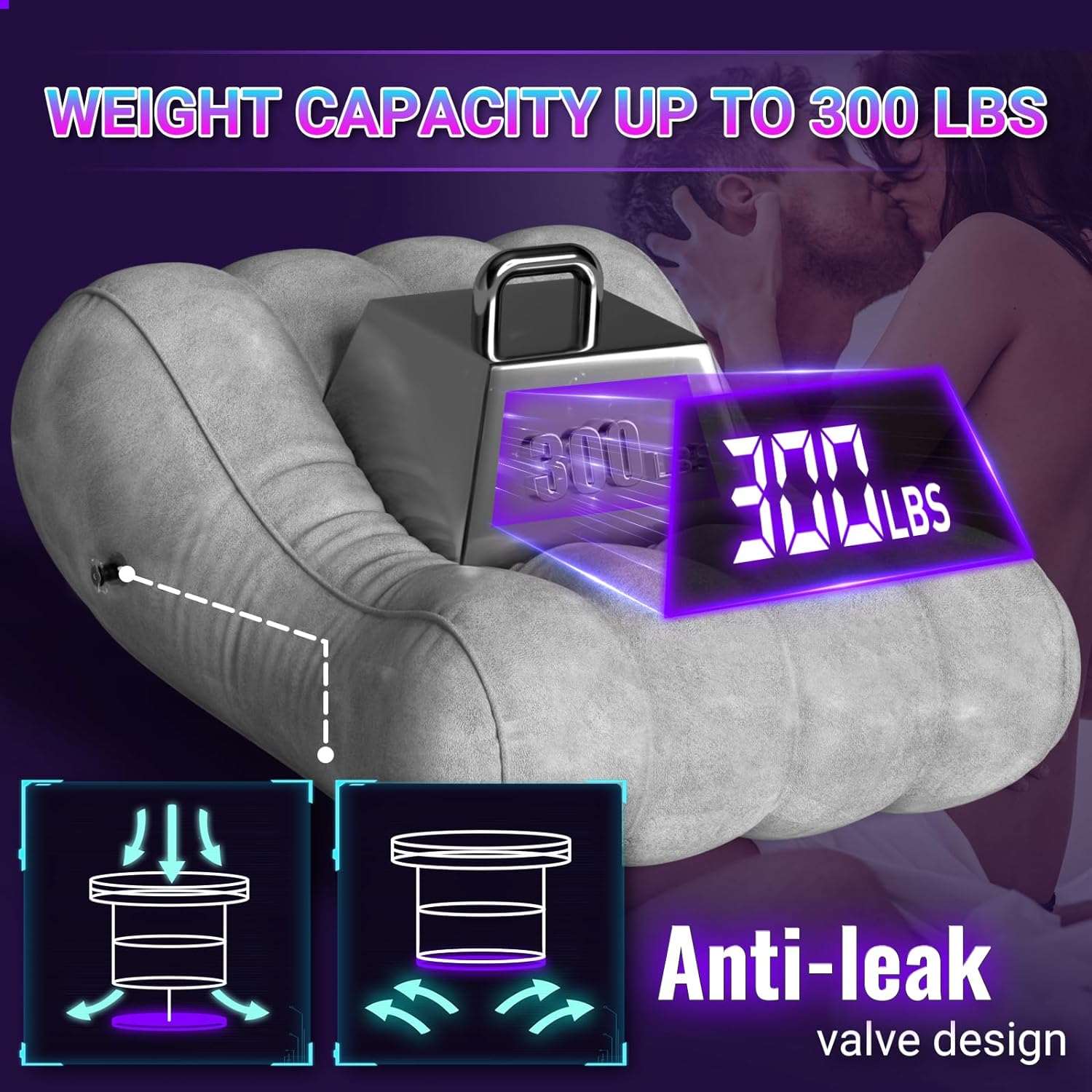 SuperL Inflatable Sex Position Lounge Chair - Image 3