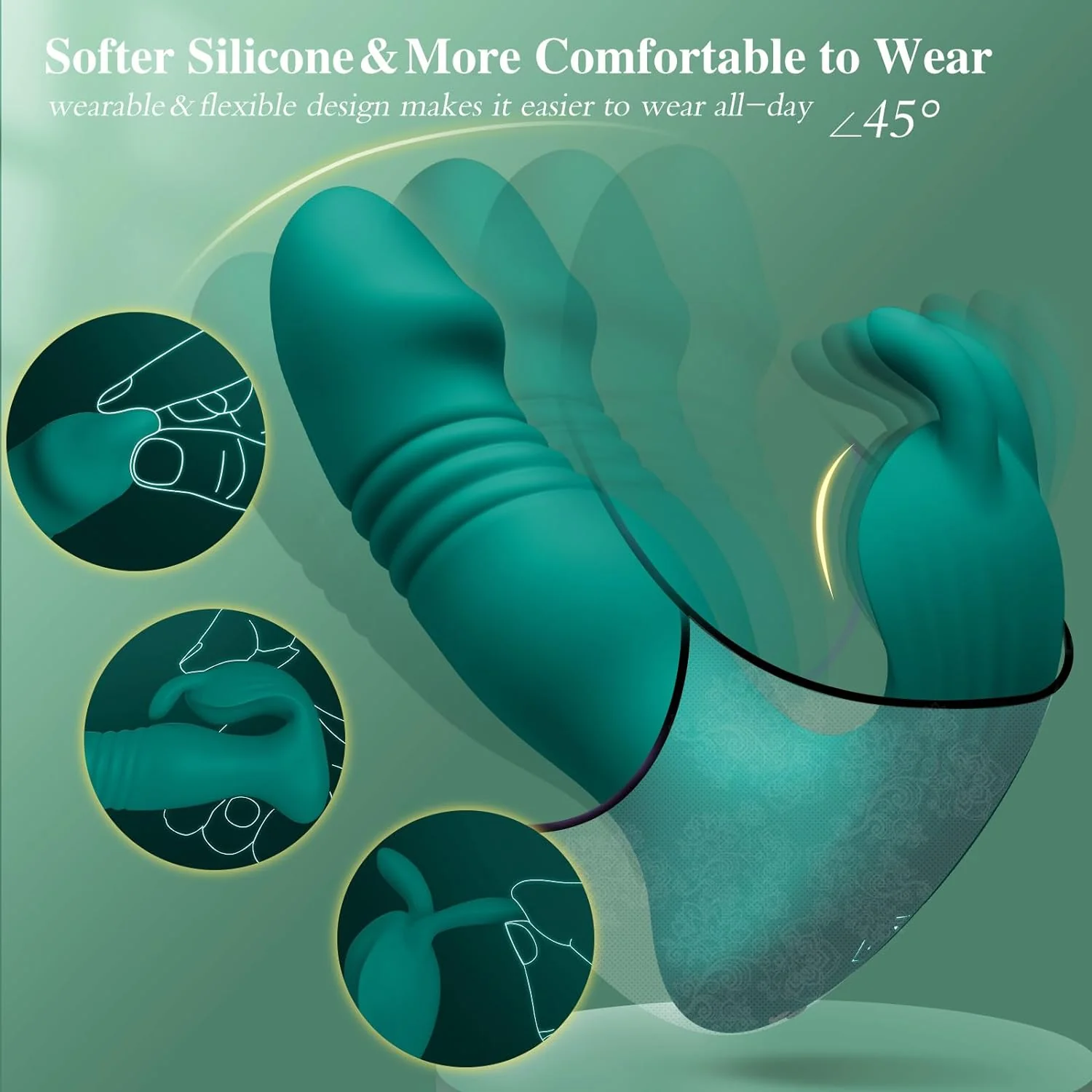 SwayDrive Wearable Remote Rabbit Dildo - Image 3