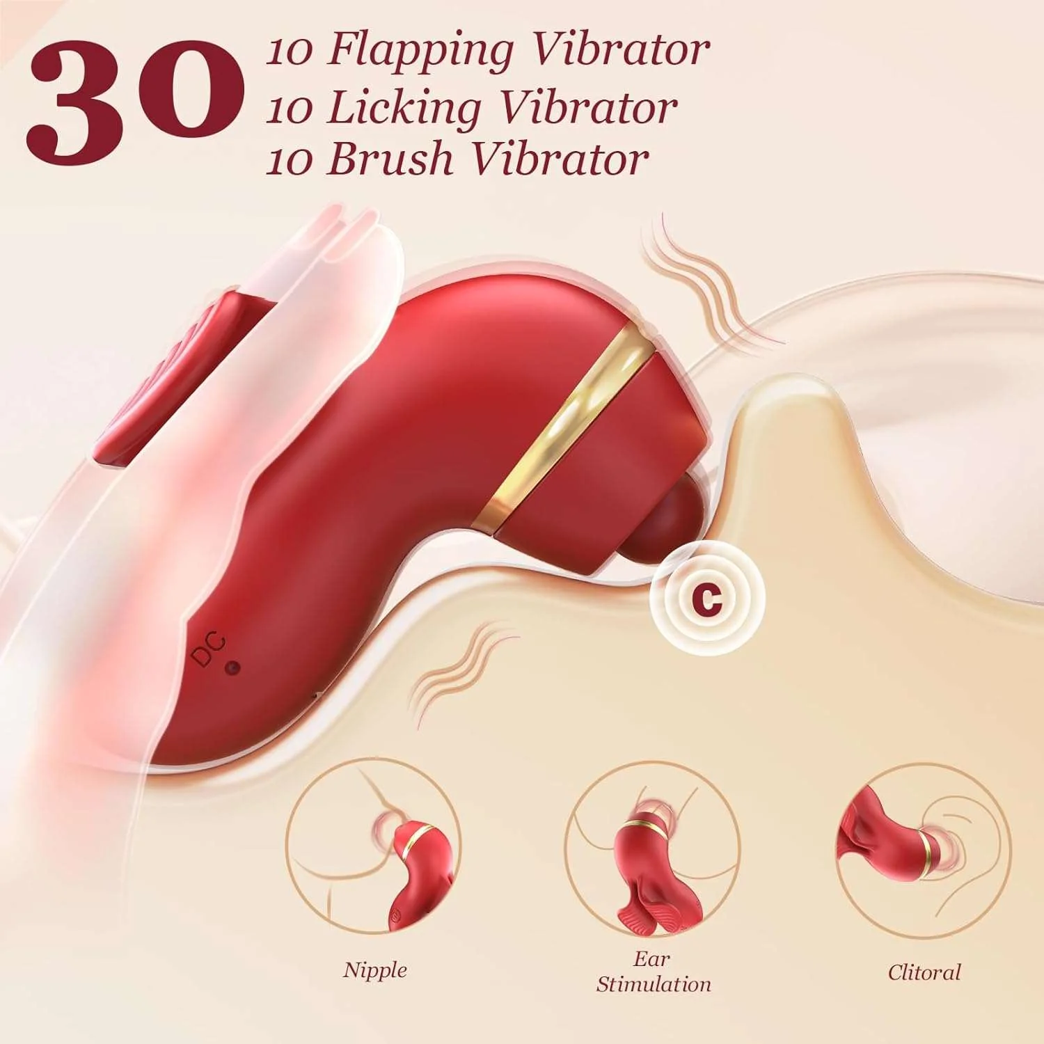 TeaseFlicker Clitoral Stimulation Finger Vibrator - Image 3
