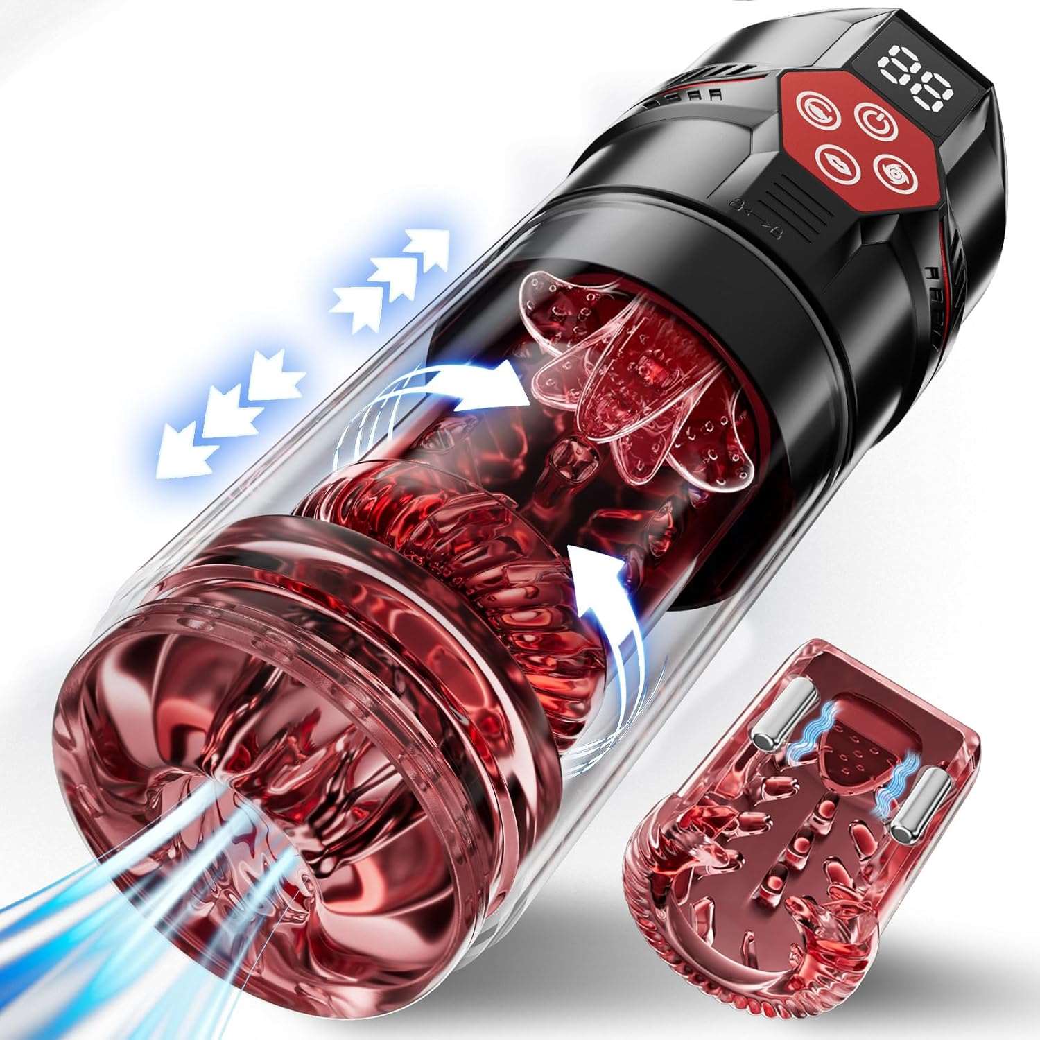 TeaseGrip 6-in1 Male Masturbator Penis Pump - Image 2