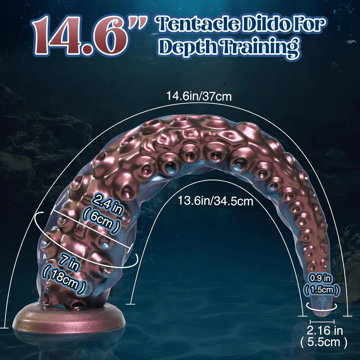 KrakenyX AI Tentacle Dildo Vibrator 10 Modes App Control - Image 3