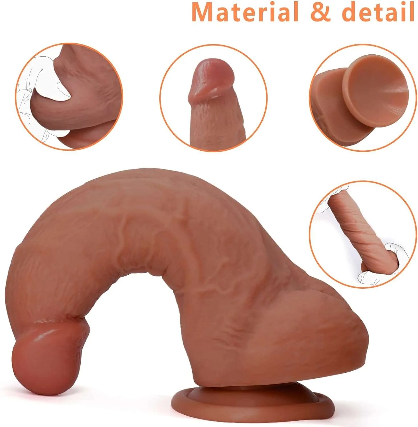 TrueThick Huge Realistic Dildo - Image 4