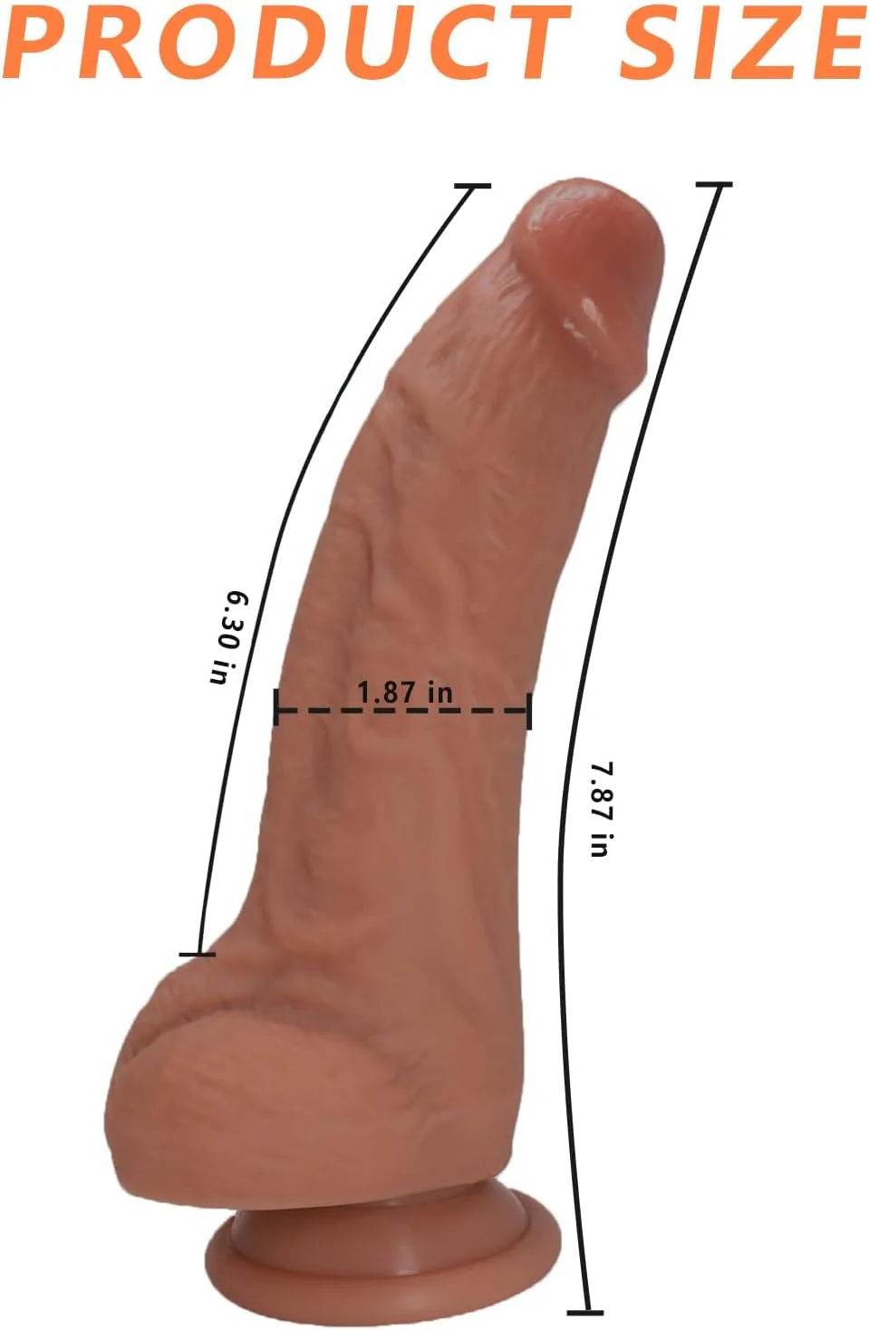 TrueThick Huge Realistic Dildo - Image 5