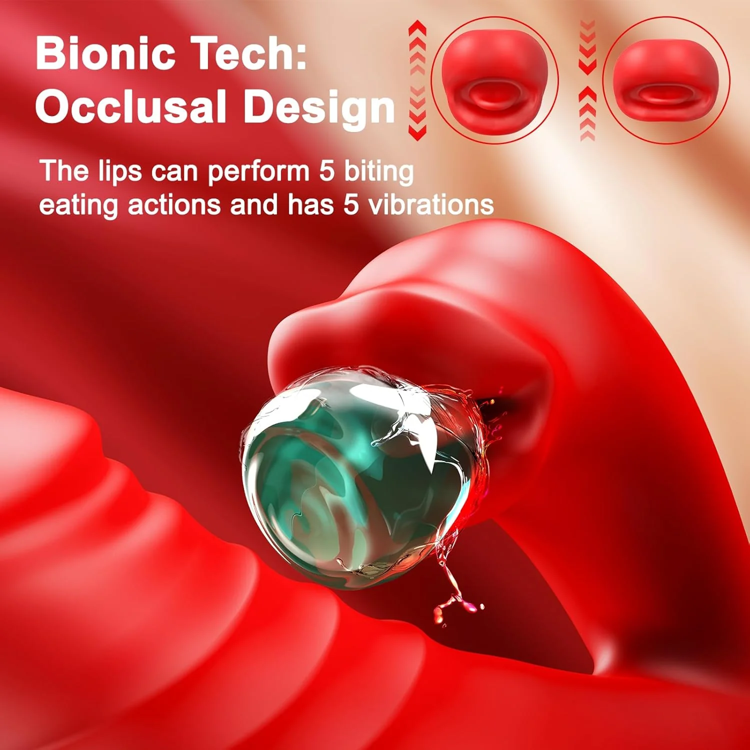 ThrustExplorer 4-in-1 Licking & Thrusting Vibrator for Women | Clitoral & G-Spot Stimulation - Image 3