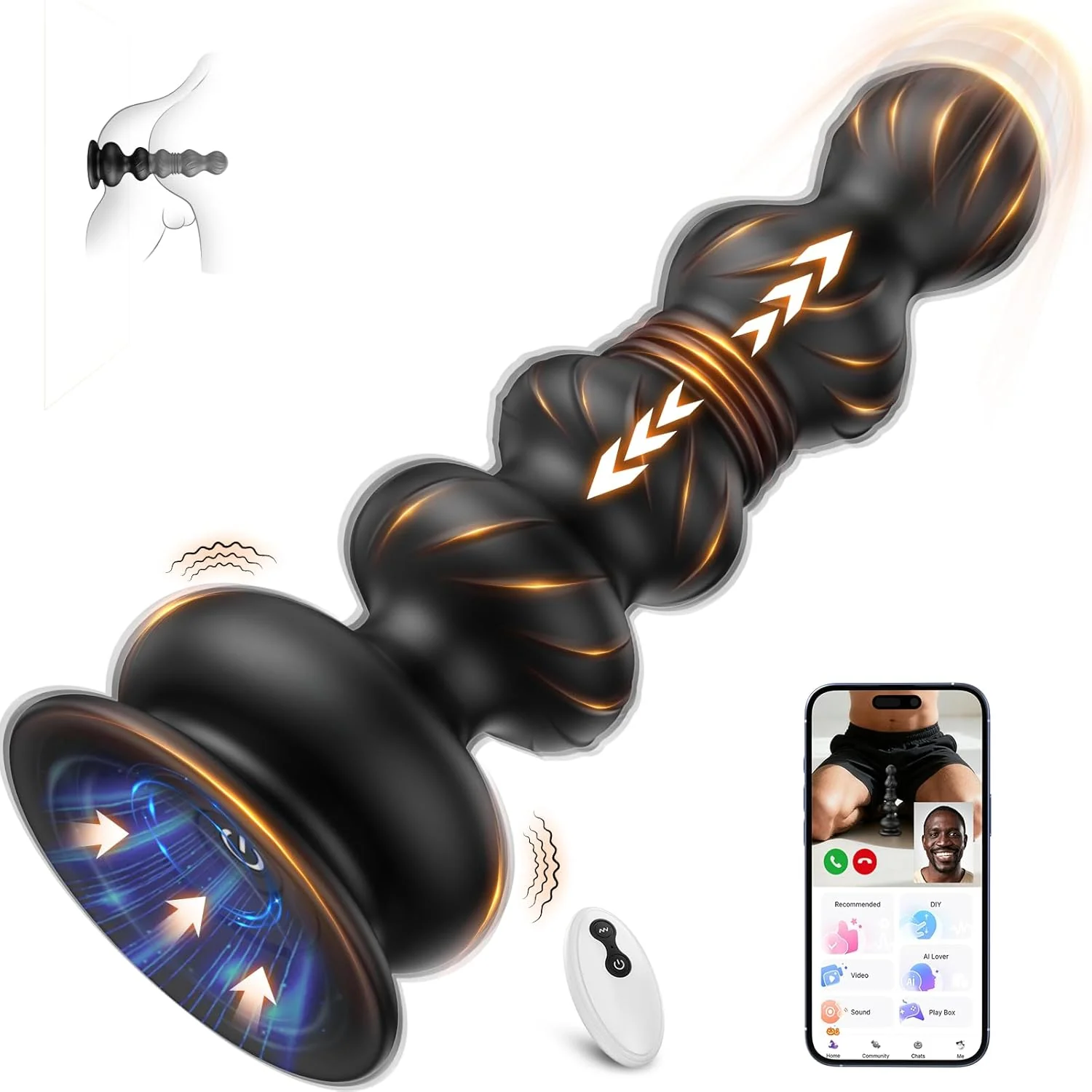 ThrustWave Thrusting Anal Beads Prostate Massager - Image 2