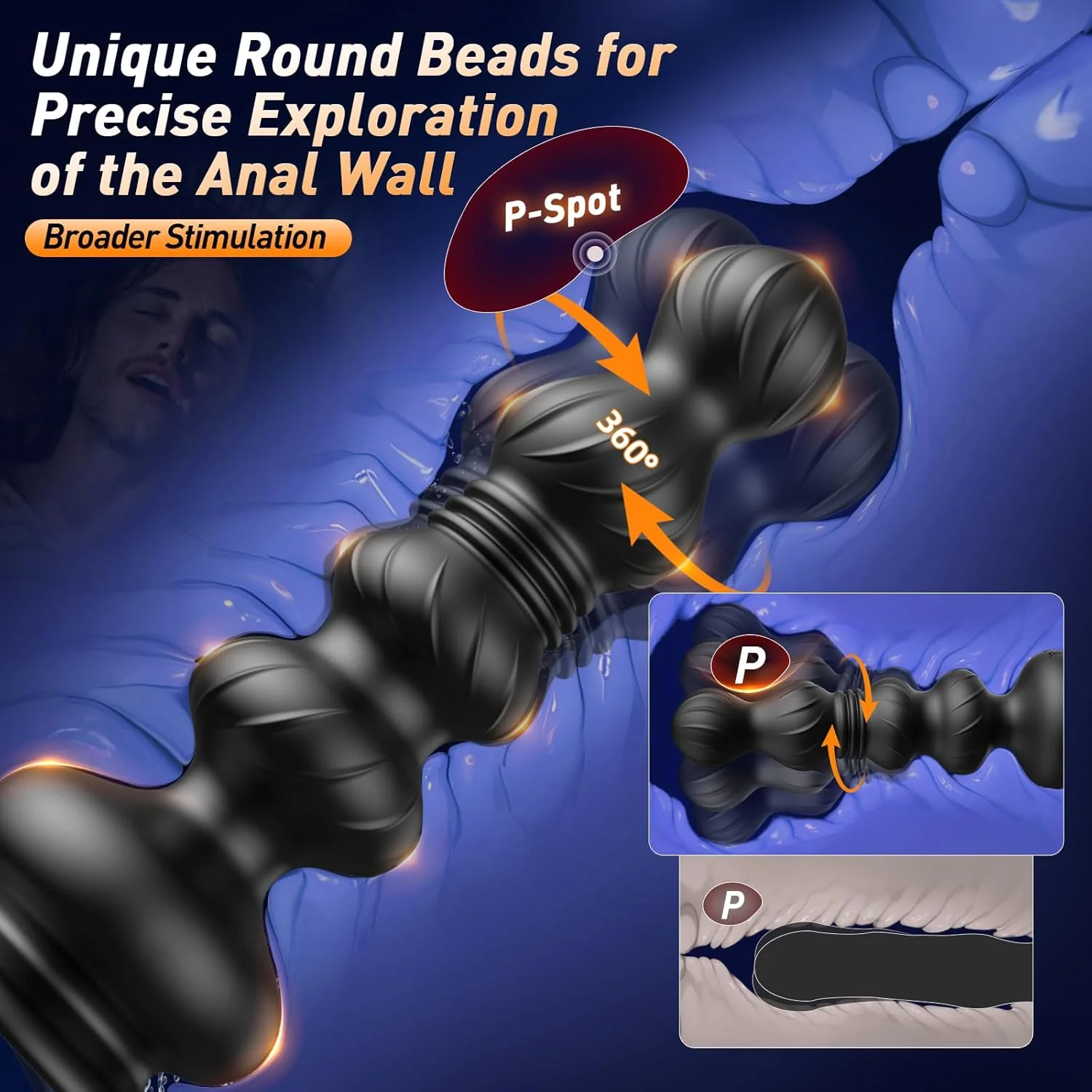 ThrustSense Thrusting Anal Bead Prostate Massager - Image 2