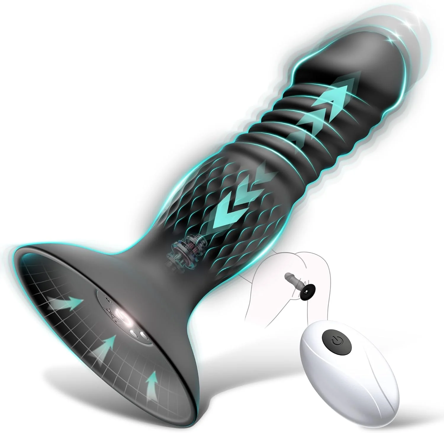 ThrustLuxe Remote Thrusting Anal Plug Vibrator - Image 2