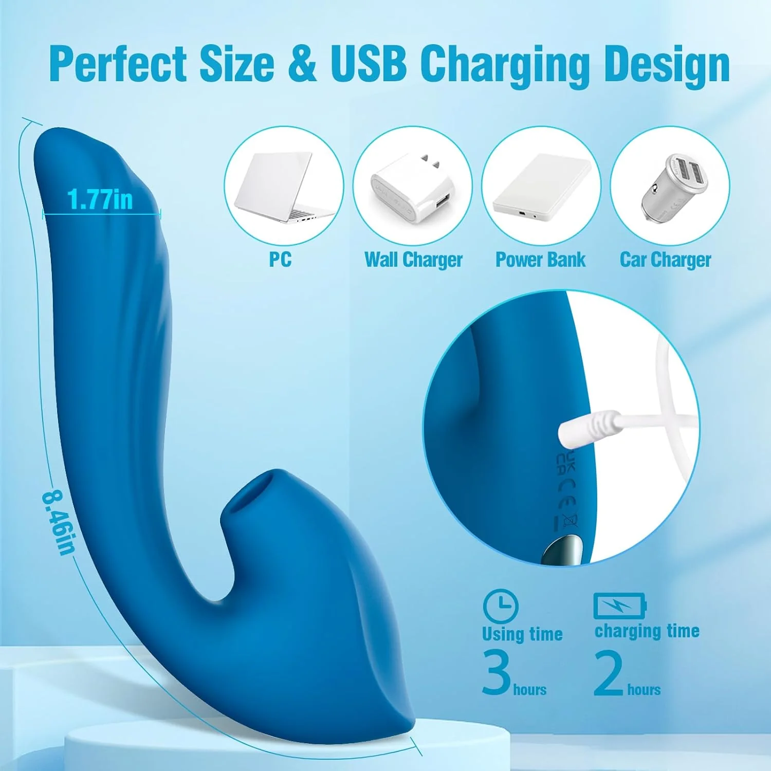 VoltVibe Clitoral Suction Dildo Vibrator - Image 5