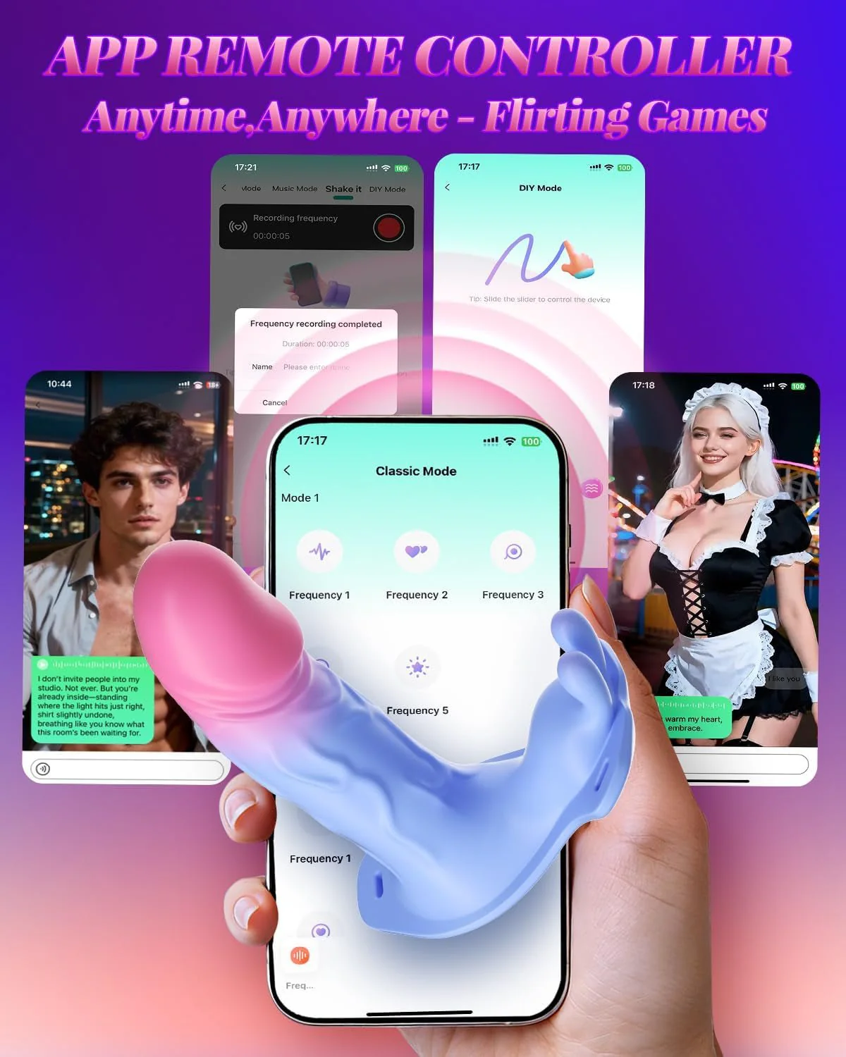 ThrustSync Thrusting Wearable Panty Vibrator APP Control - Image 4