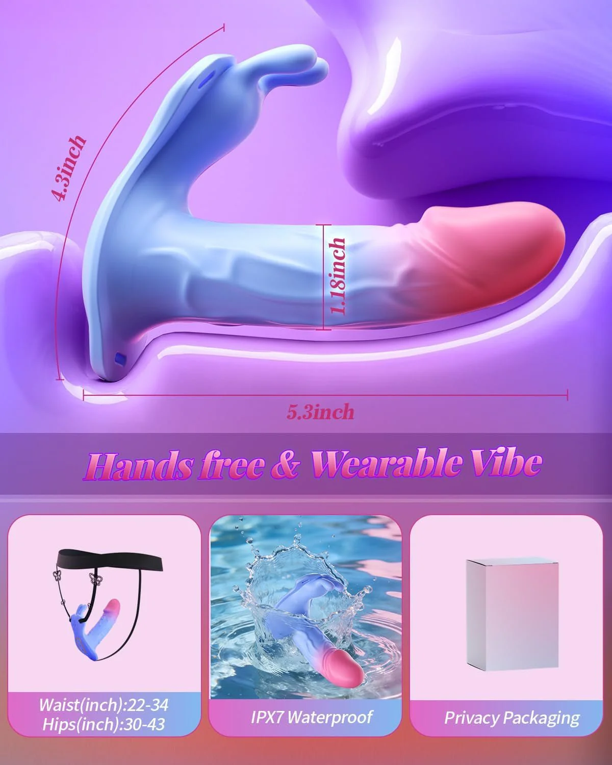 ThrustSync Thrusting Wearable Panty Vibrator APP Control - Image 6