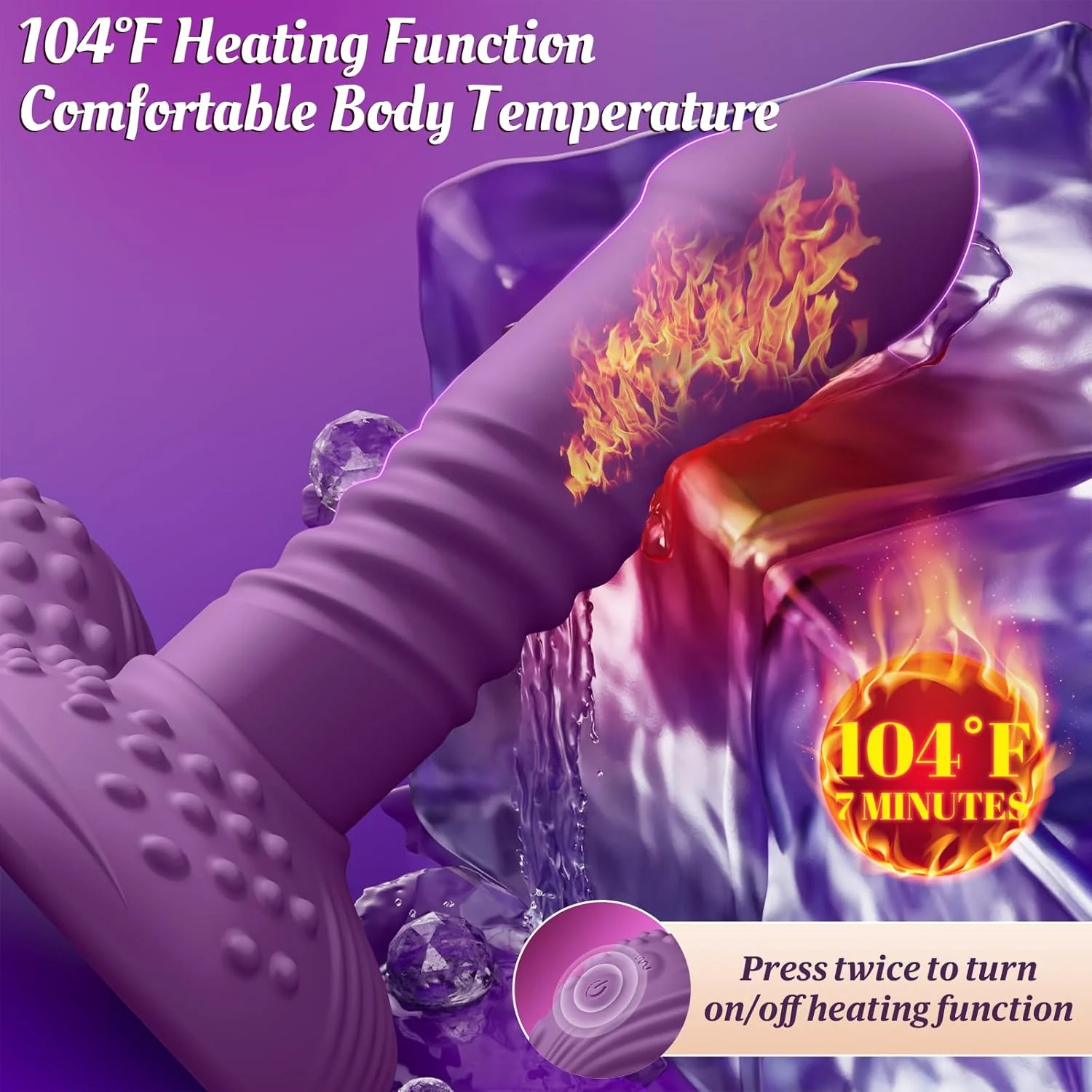 HeatRide Heated Ride-On Thrusting Grinder with Remote - Image 3