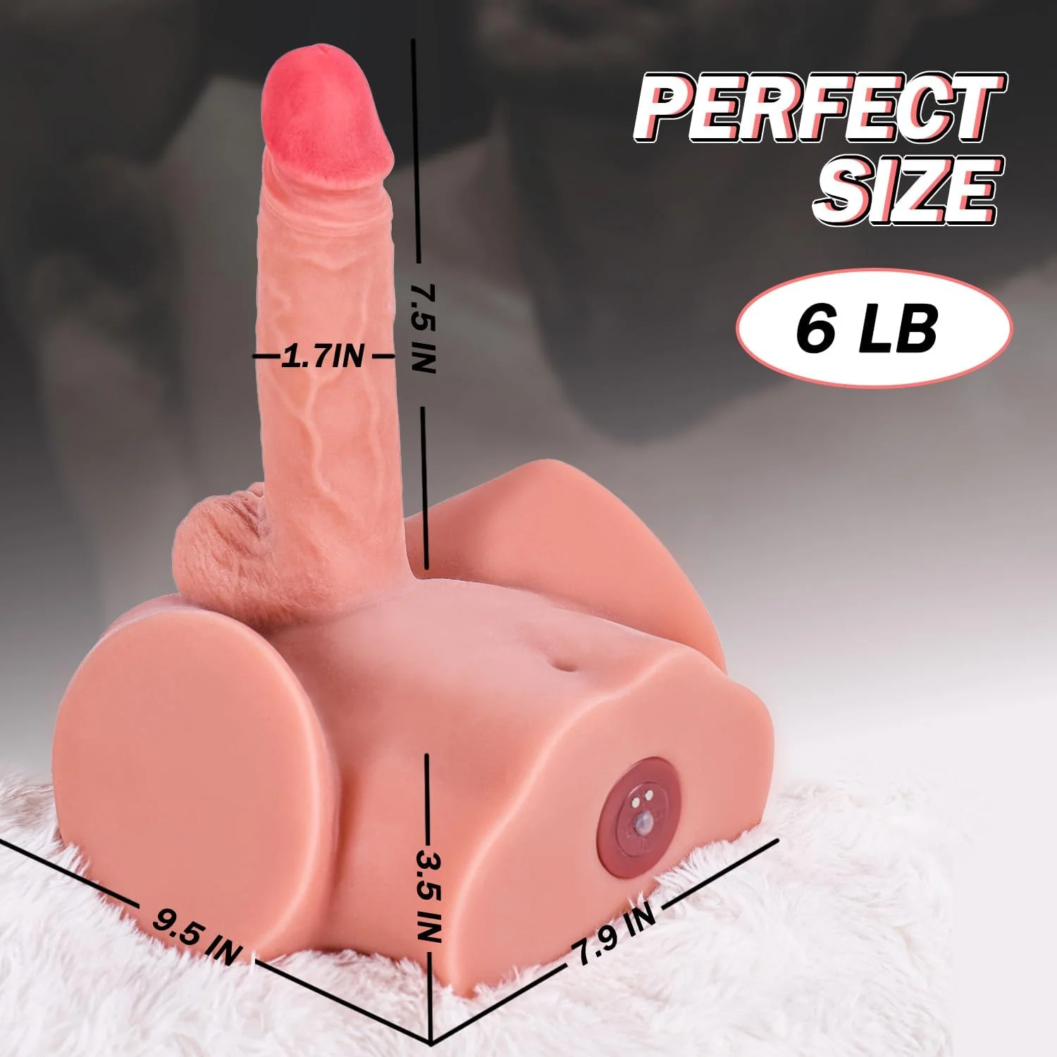 RideraX Thrusting Male Sex Doll Torso 7 Modes Hands-Free - Image 2