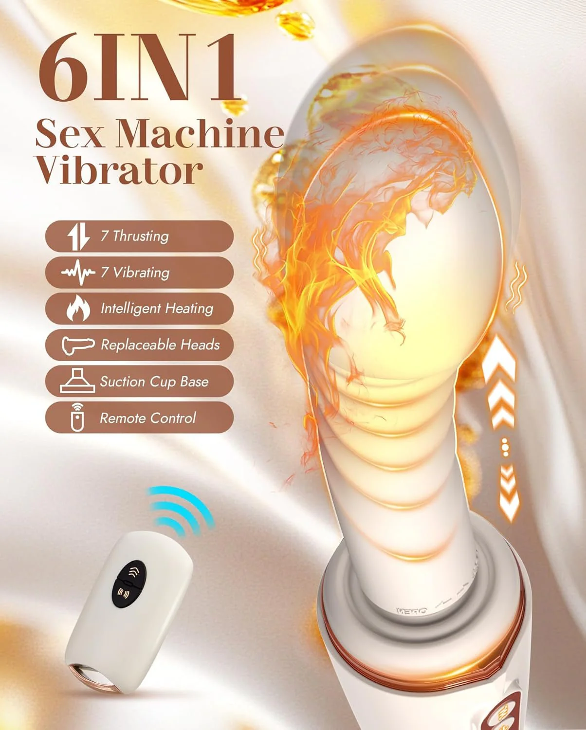DualRide Dual Head Thrusting Dildo with Remote - Image 2