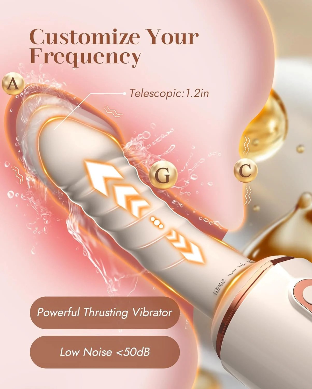 DualRide Dual Head Thrusting Dildo with Remote - Image 3