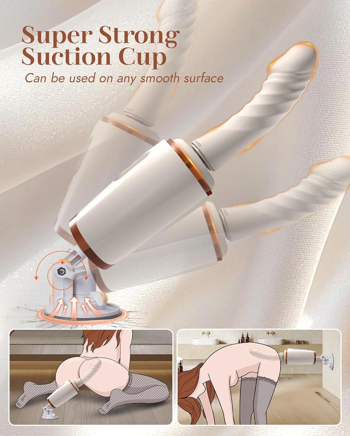 DualRide Dual Head Thrusting Dildo with Remote - Image 5