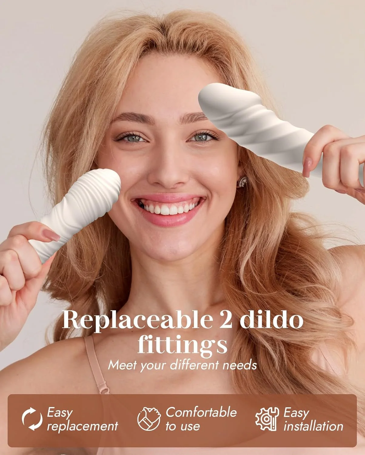 DualRide Dual Head Thrusting Dildo with Remote - Image 6