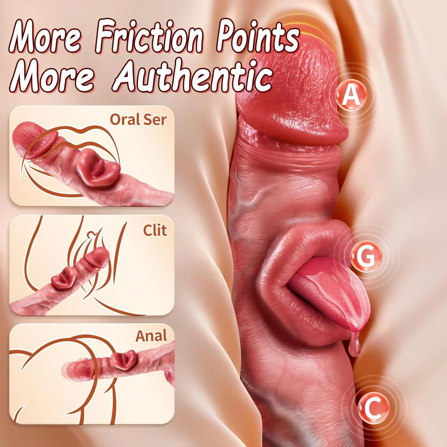 OccluraX AI Thrusting Dildo 10 Bite 10 Thrust Modes - Image 5