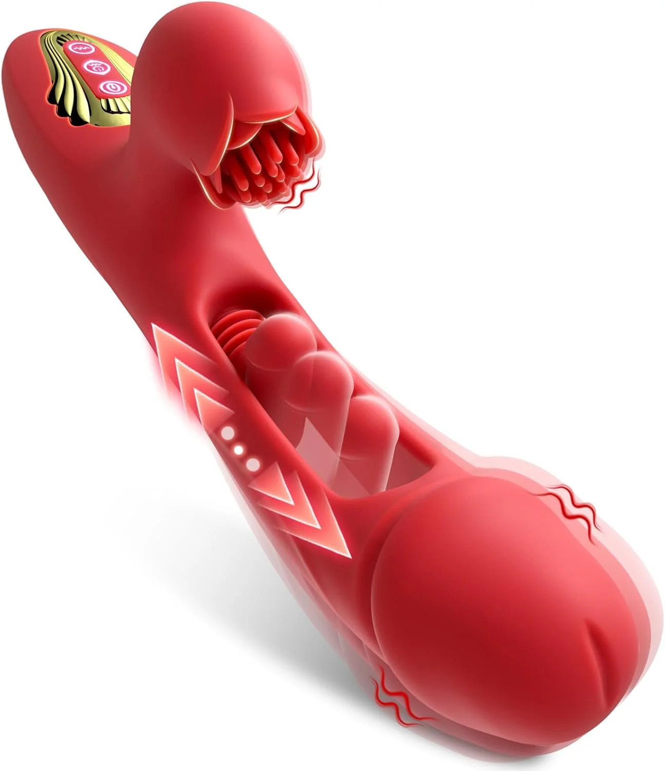 AvenraCore Thrusting Licking Brush G-Spot Vibrator 3-in-1 10 Modes
