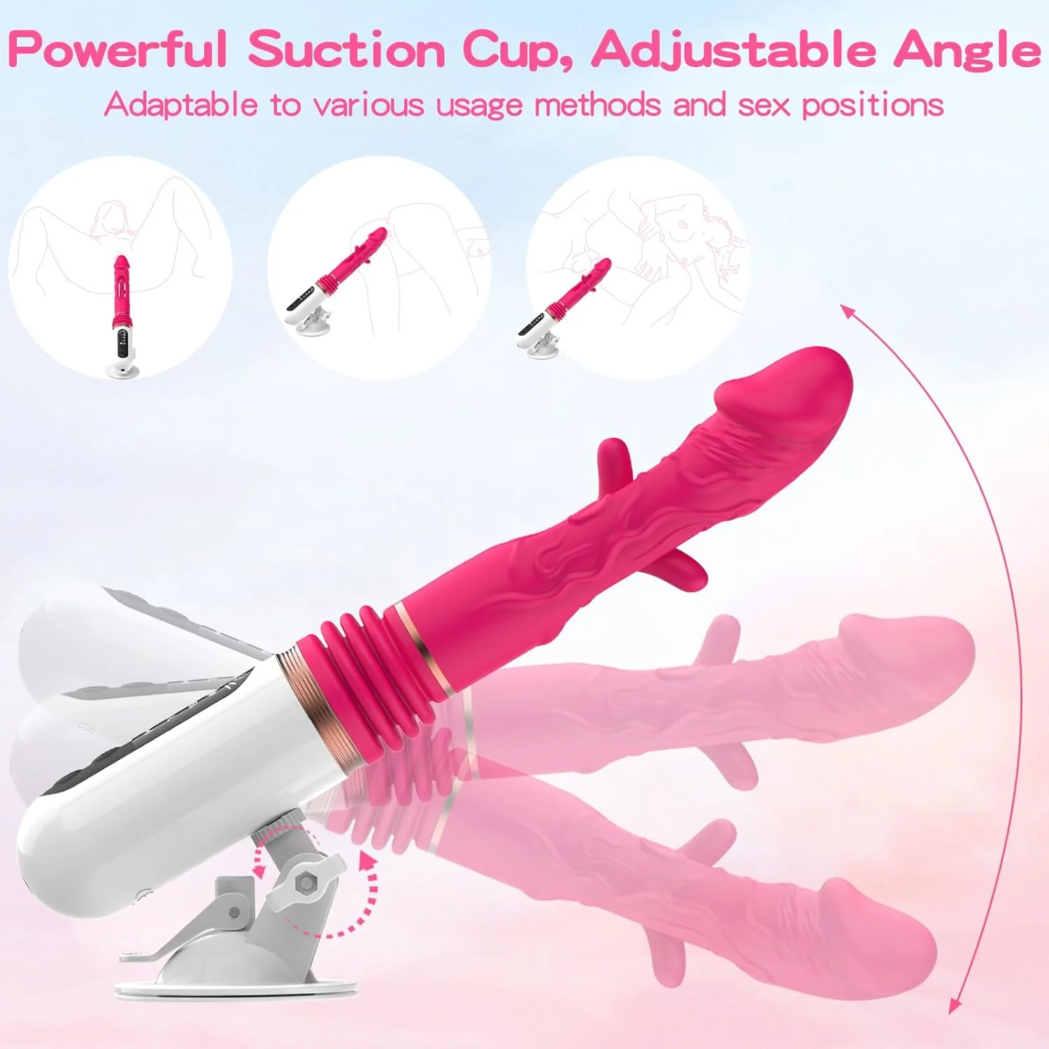 ThrustWave Tongue Flapping Thrusting Dildo Vibrator Machine - Image 4