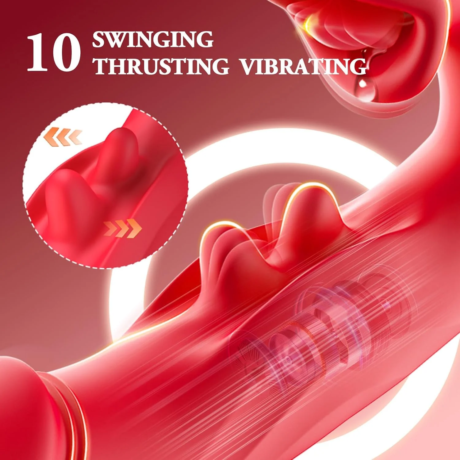 ZenvyX Thrusting Rabbit Licking Vibrator 4-in-1 10 Modes G-Spot - Image 4