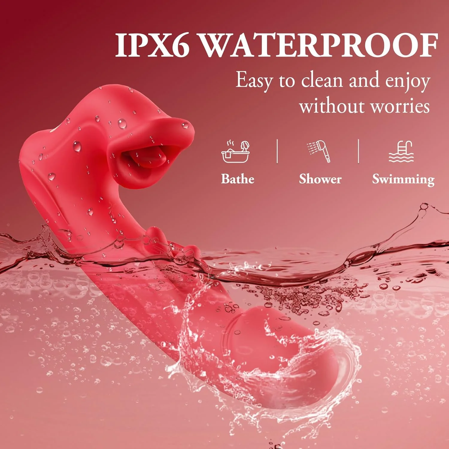 ZenvyX Thrusting Rabbit Licking Vibrator 4-in-1 10 Modes G-Spot - Image 7