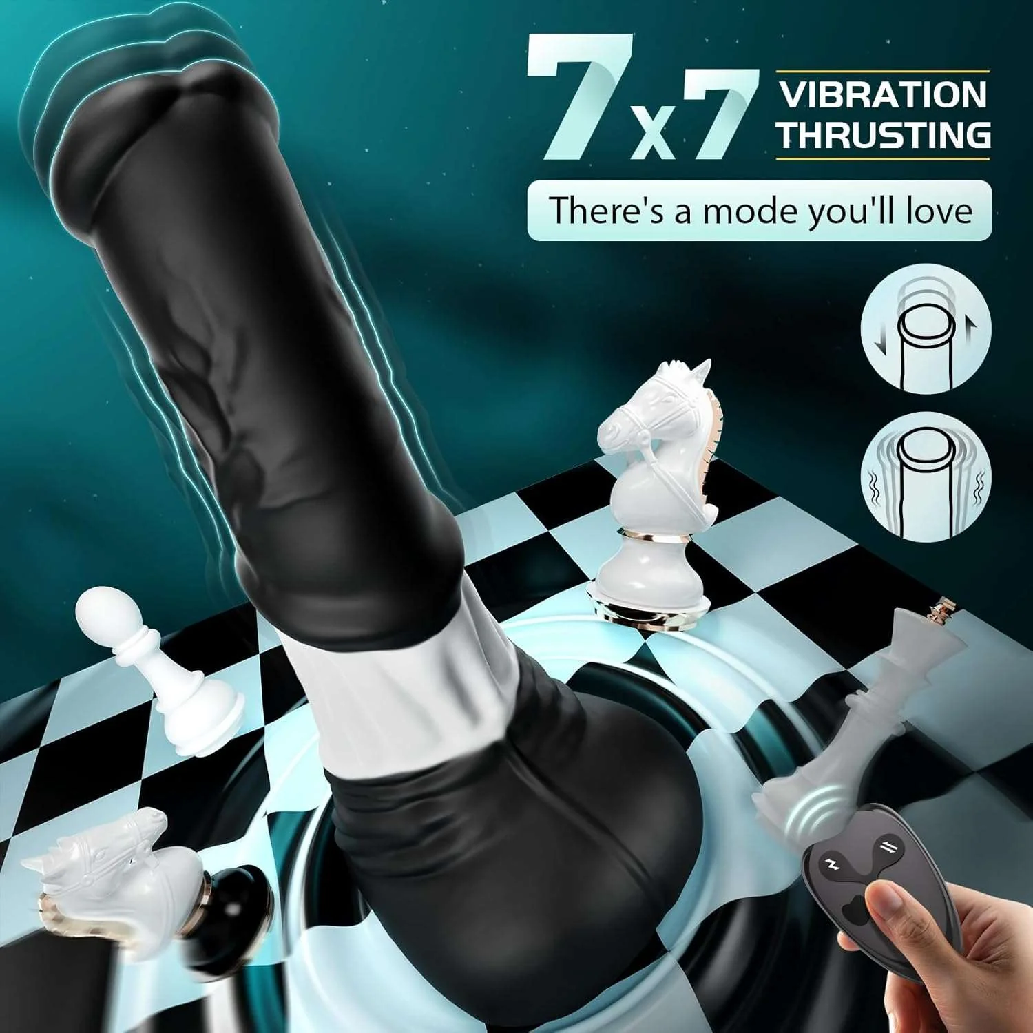 Remote Control Monster Dildo Vibrator - Image 3