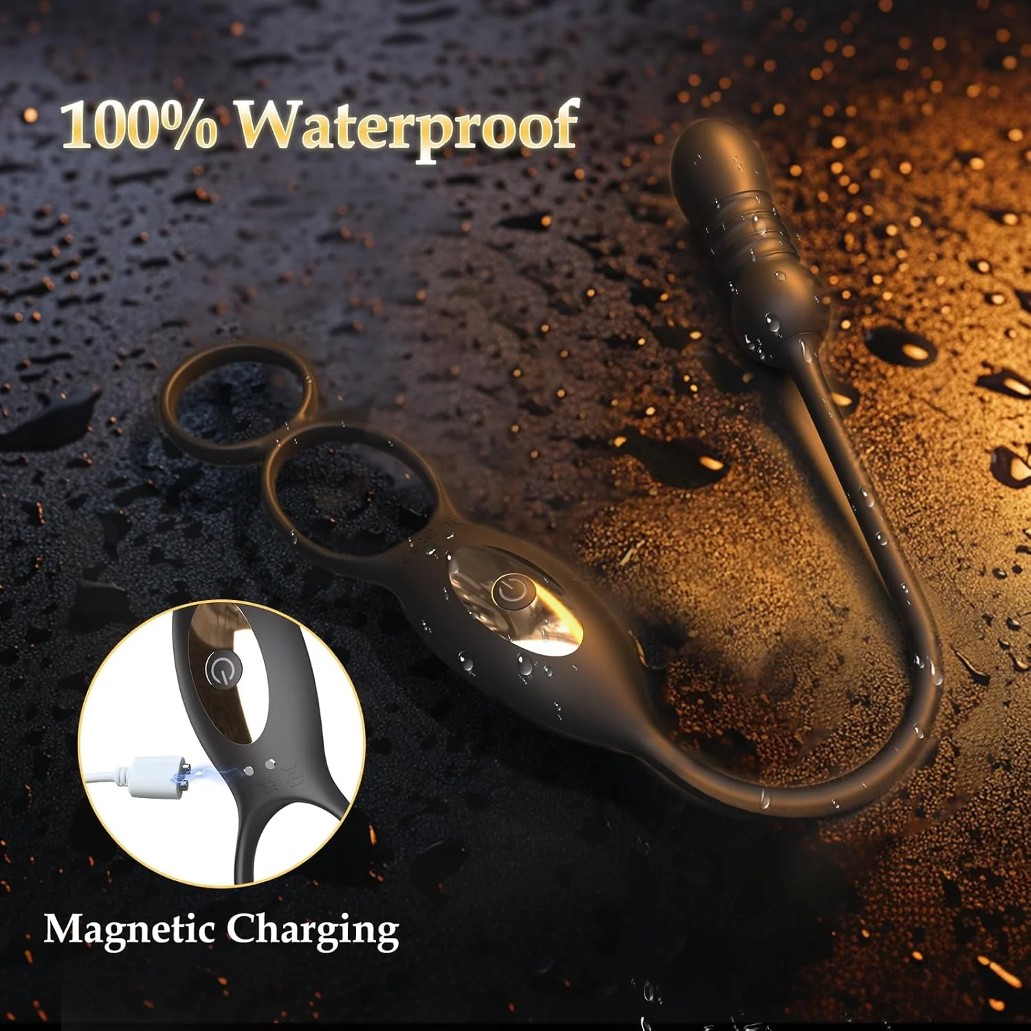 QuadThrust Thrusting Prostate Massager Cock Ring App Remote 9 Modes - Image 8