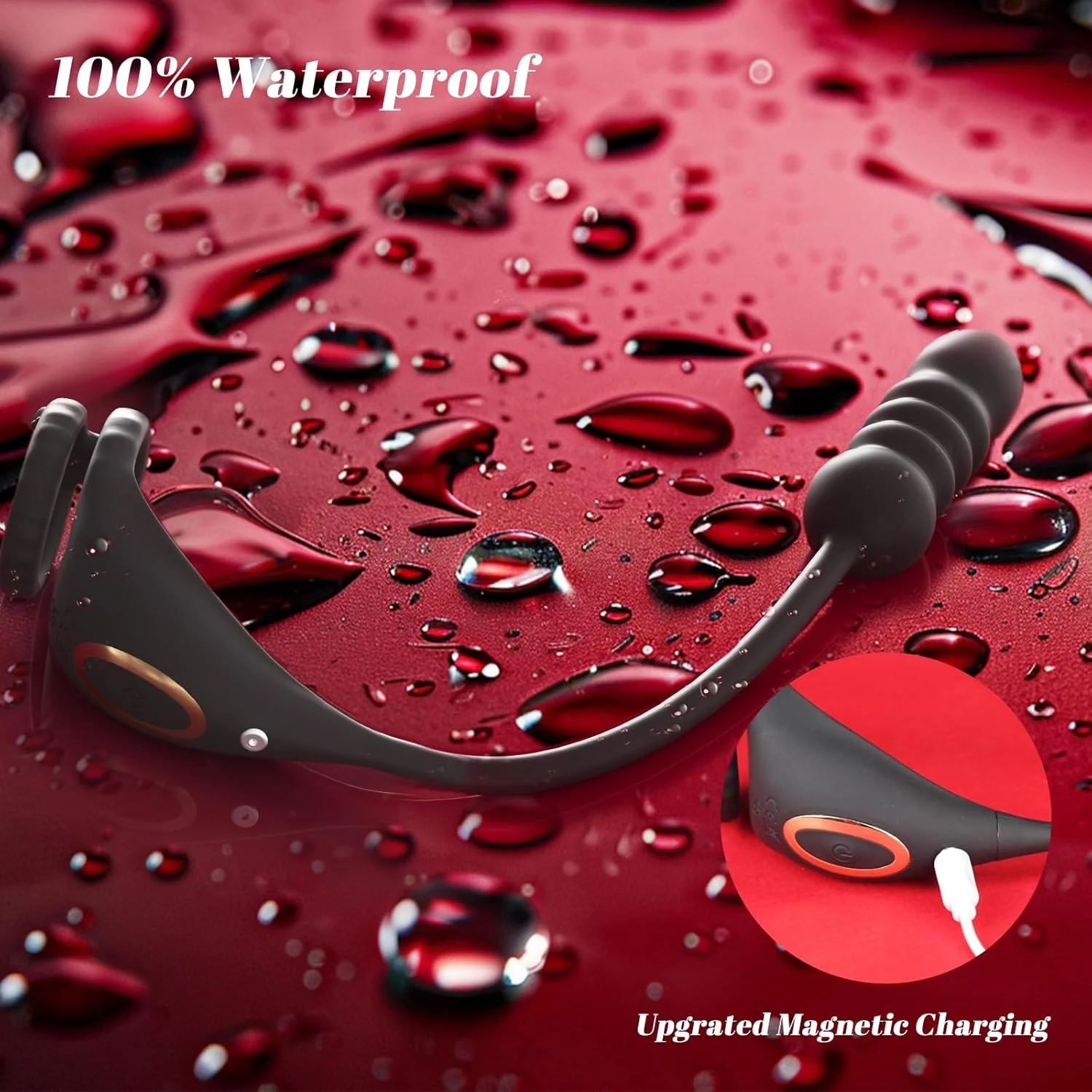 ThrustPulse Thrusting Prostate Massager Cock Ring Remote 9 Modes - Image 7