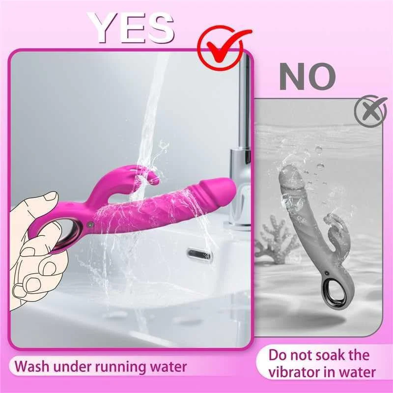 RoseCore Premium Rabbit Thruster 7 Thrust 7 Modes Silicone - Image 8