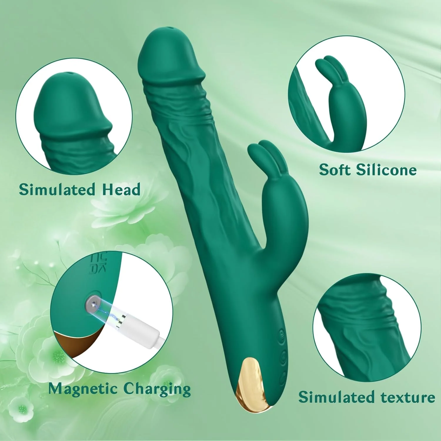 EonPulse Thrusting Rabbit Vibrator 5 Thrust 10 Modes - Image 5