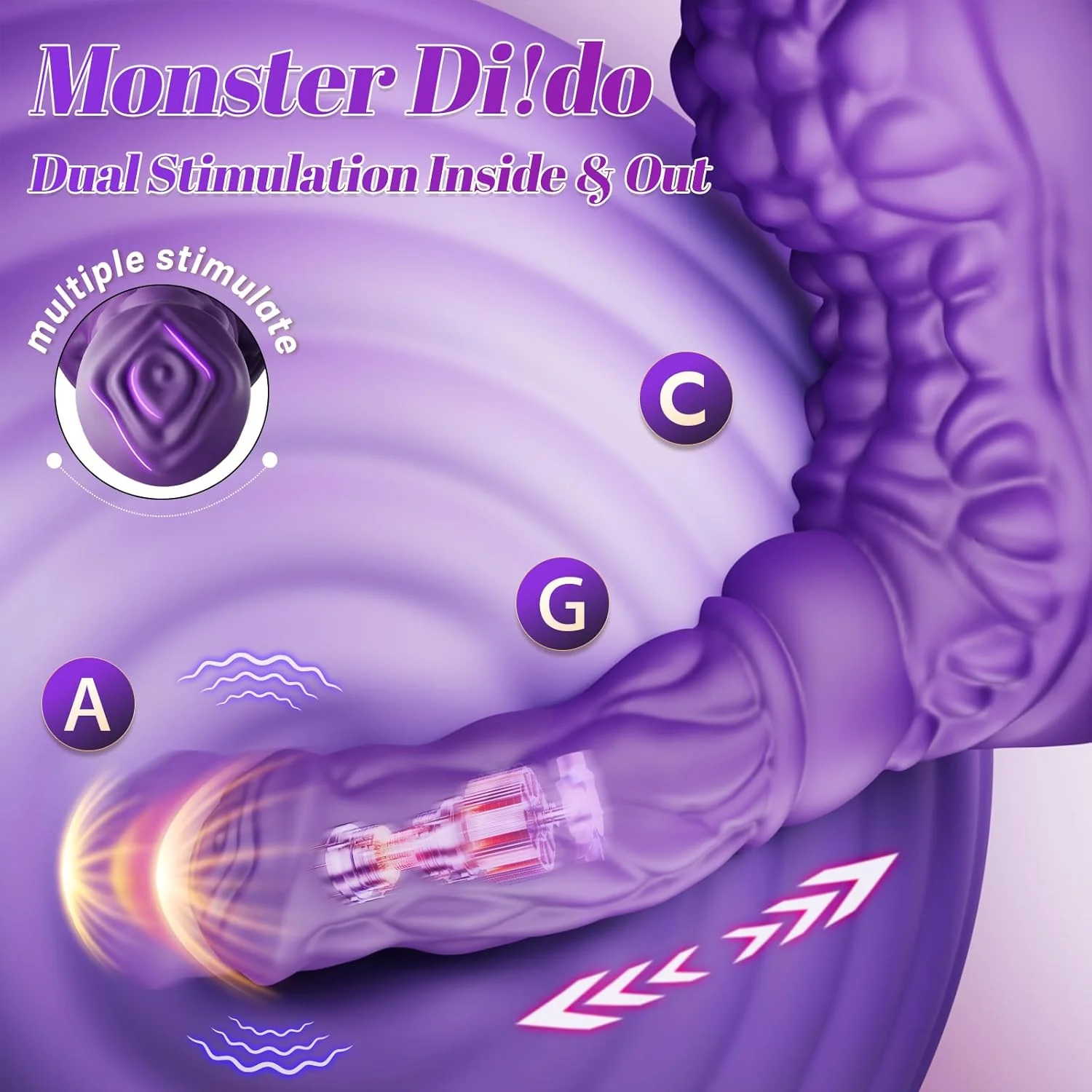 RideNova Sit and Ride Thrusting Dildo with Remote - Image 3
