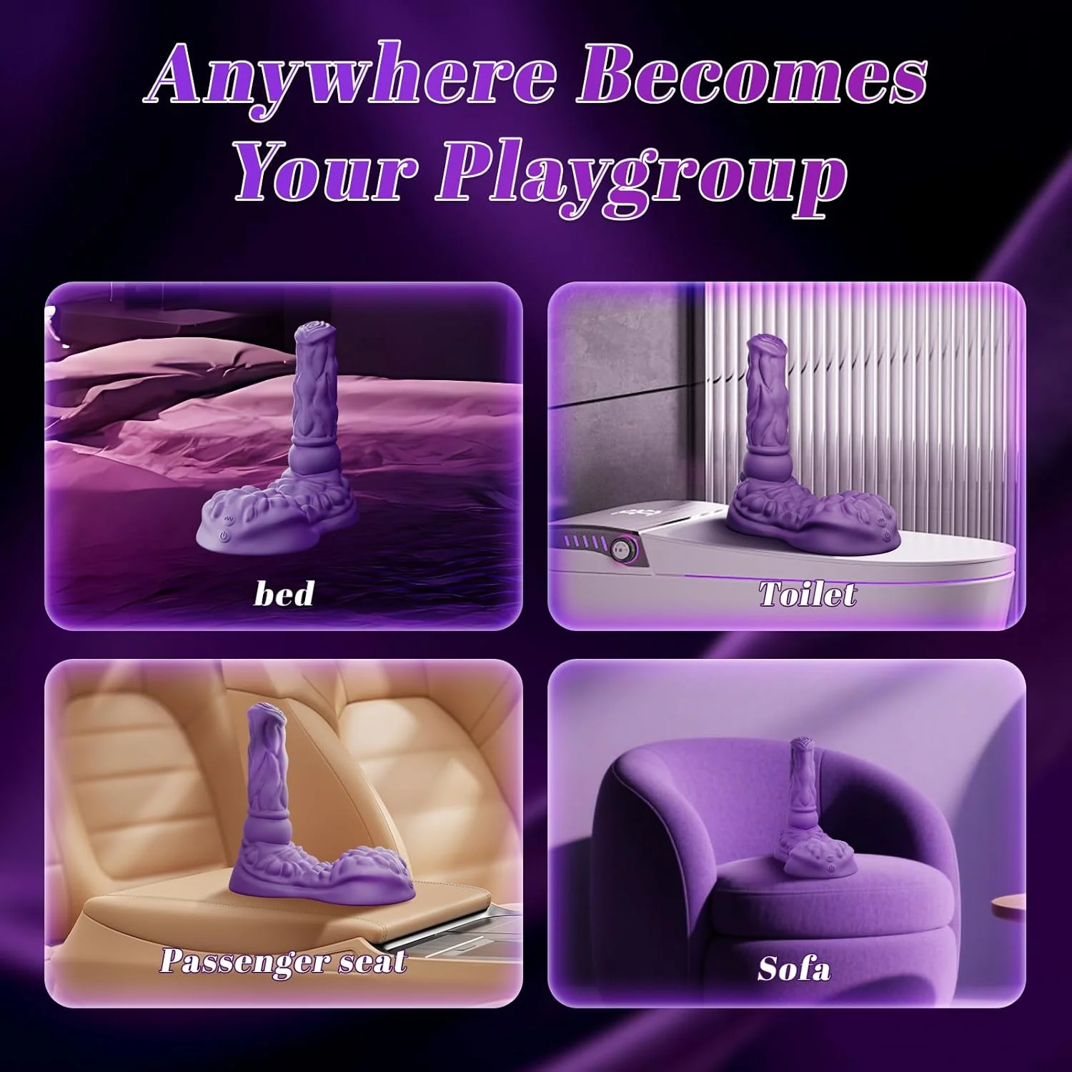 RideNova Sit and Ride Thrusting Dildo with Remote - Image 5