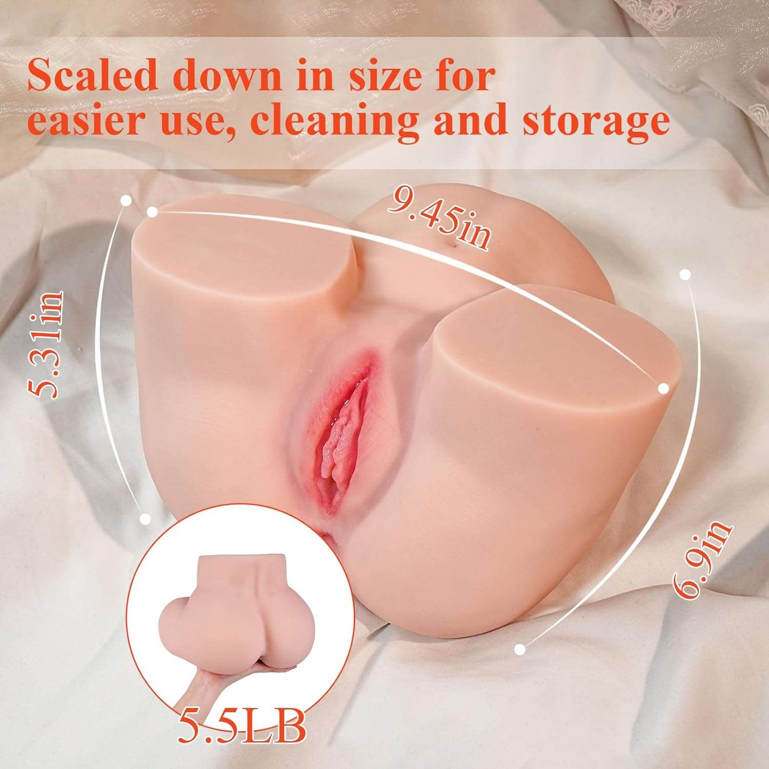 Lifelike Male Masturbator Sex Doll with Realistic Vagina - Image 3