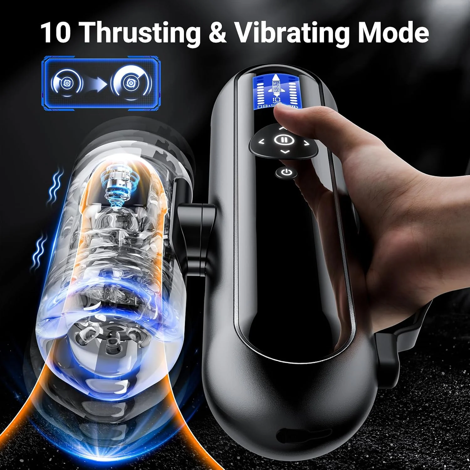 TitanBot Multi Vibrations Male Masturbator - Image 3