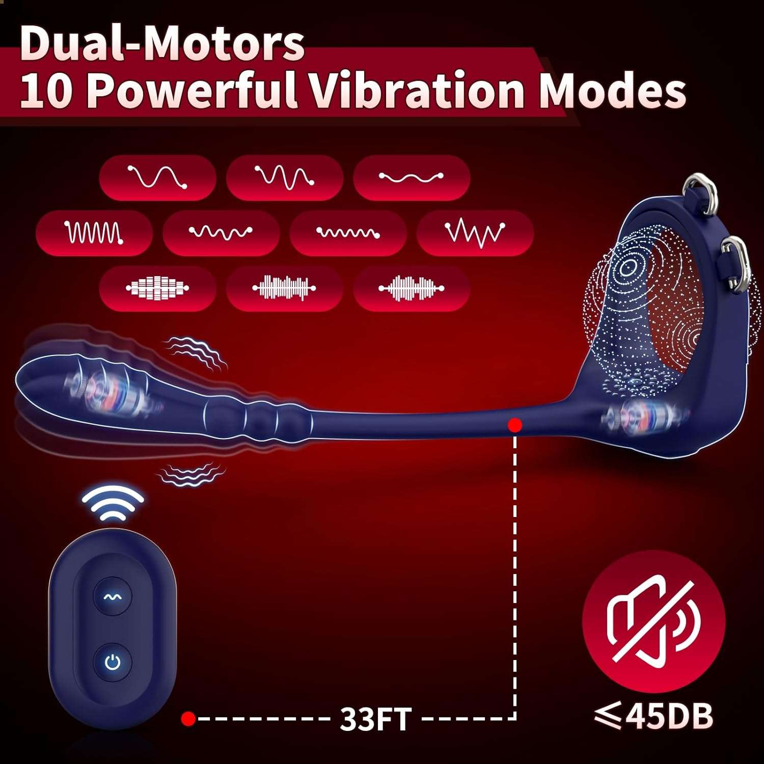 TitanLoop Remote Control Prostate Massager Penis Ring - Image 5
