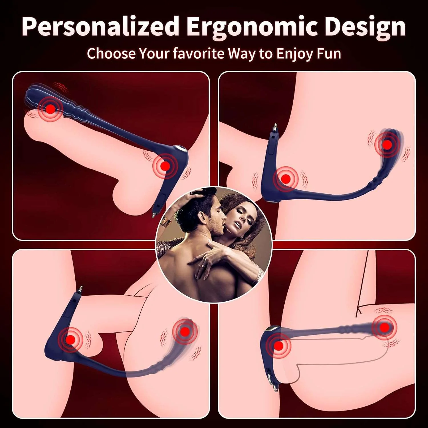 TitanLoop Remote Control Prostate Massager Penis Ring - Image 6