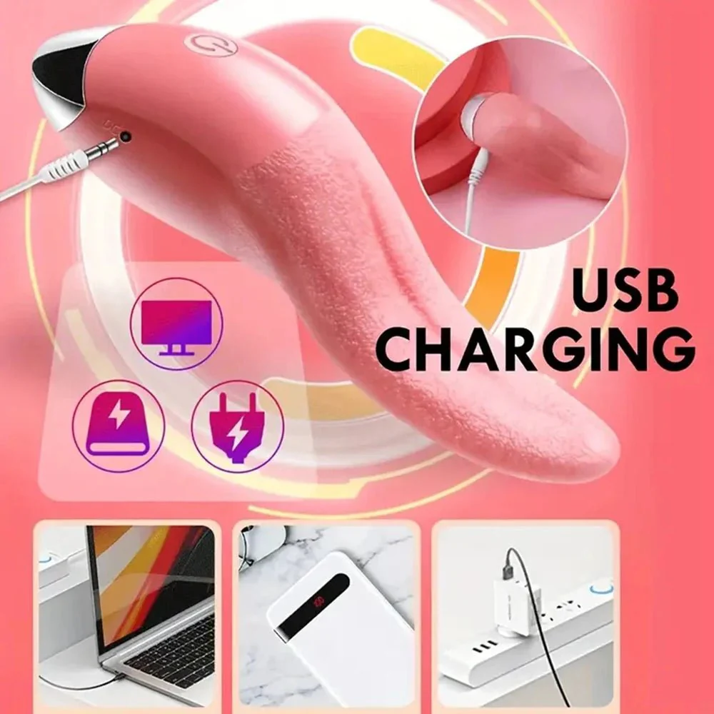 TongueRush Tongue Licking Clitoral Vibrator - Image 2