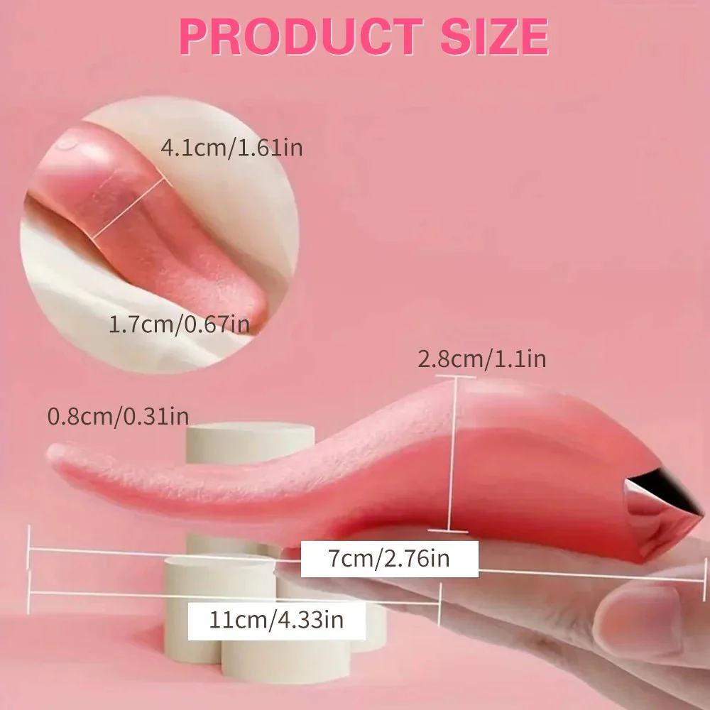 TongueRush Tongue Licking Clitoral Vibrator - Image 3