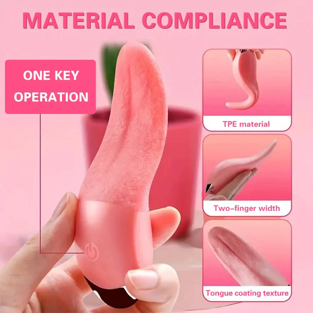 TongueRush Tongue Licking Clitoral Vibrator - Image 4