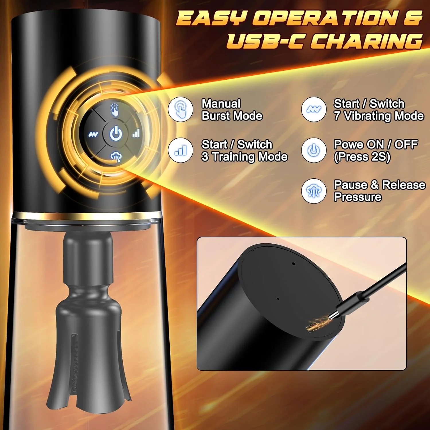 TriForce 3-in-1 Electric Penis Pump - Image 6