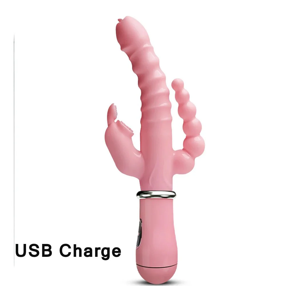 TriFusion 3-in-1 Rabbit Tongue Vibrator - Image 7